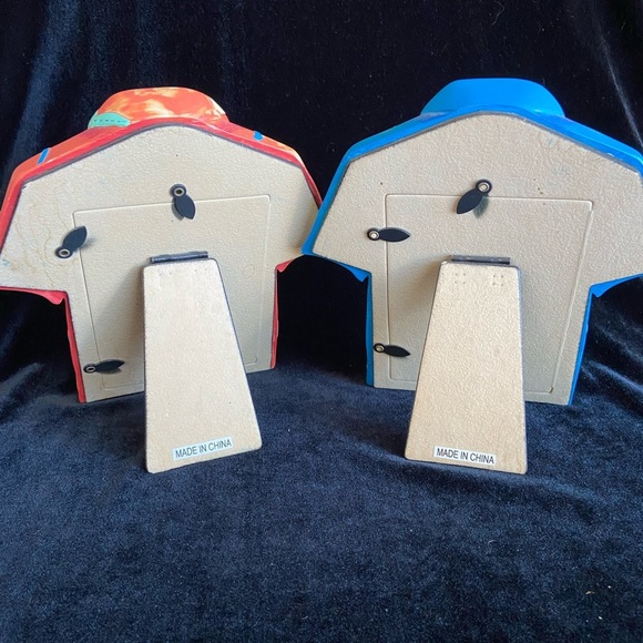 Lot of 2 Tropical Hawaiian Shirt Aloha  3.5” x 5" picture frames Fish Ocean - Picture 6 of 8